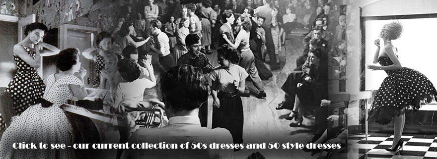 50s Style Dresses 1950s fashion 1957